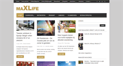 Desktop Screenshot of max-life.be