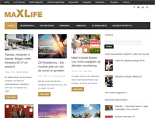 Tablet Screenshot of max-life.be